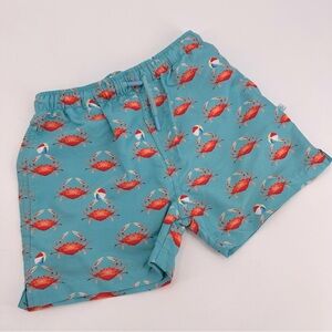 Posh Peanut Crab Swim Trunks Swimsuit Boys Size 7